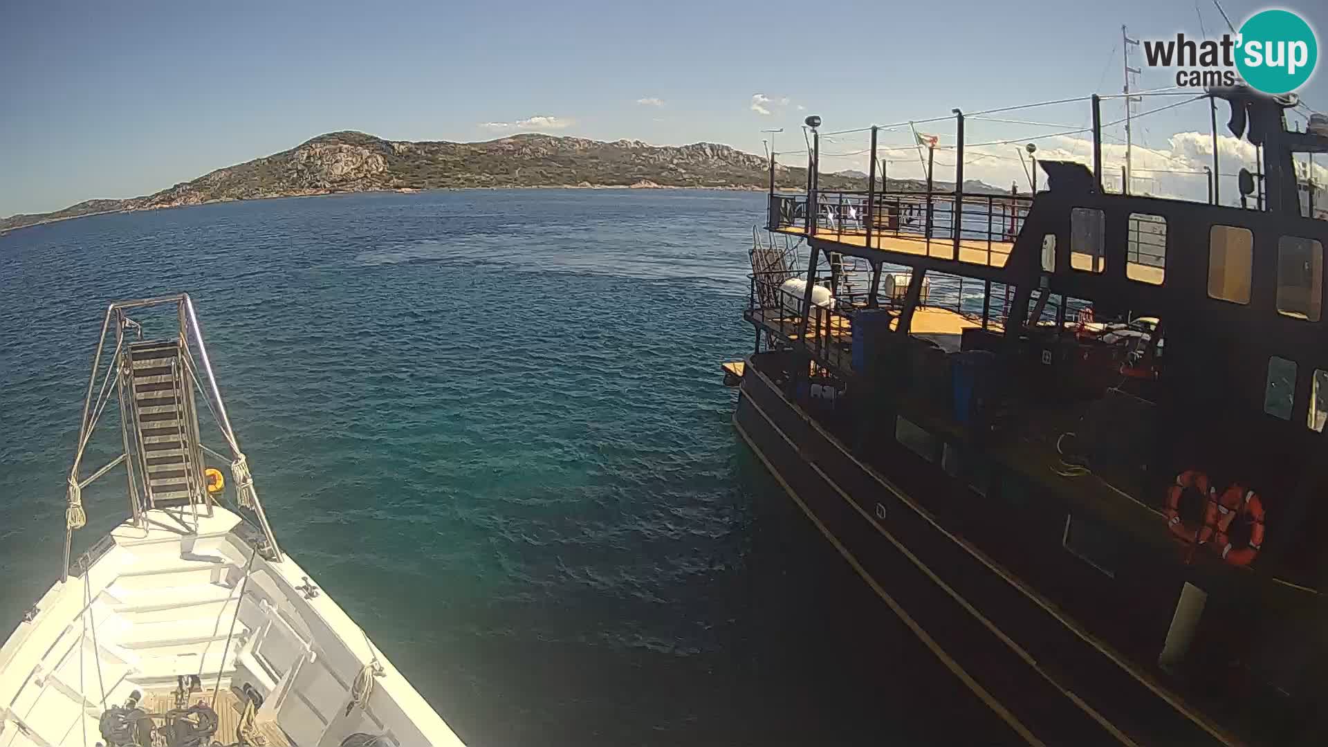 El barco Lo Squalo IV – webcam en directo archipiélago La Maddalena – Cerdeña – Italia