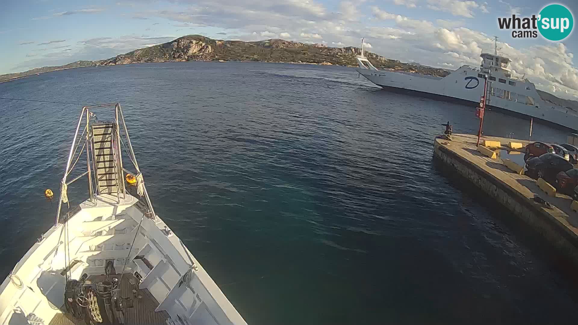 Le bateau Lo Squalo IV – webcam en direct arcipelago La Maddalena – Sardaigne – Italie