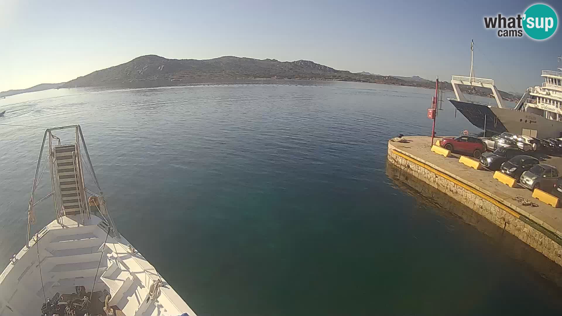 The boat Lo Squalo IV – live webcam arcipelago La Maddalena – Sardinia – Italy