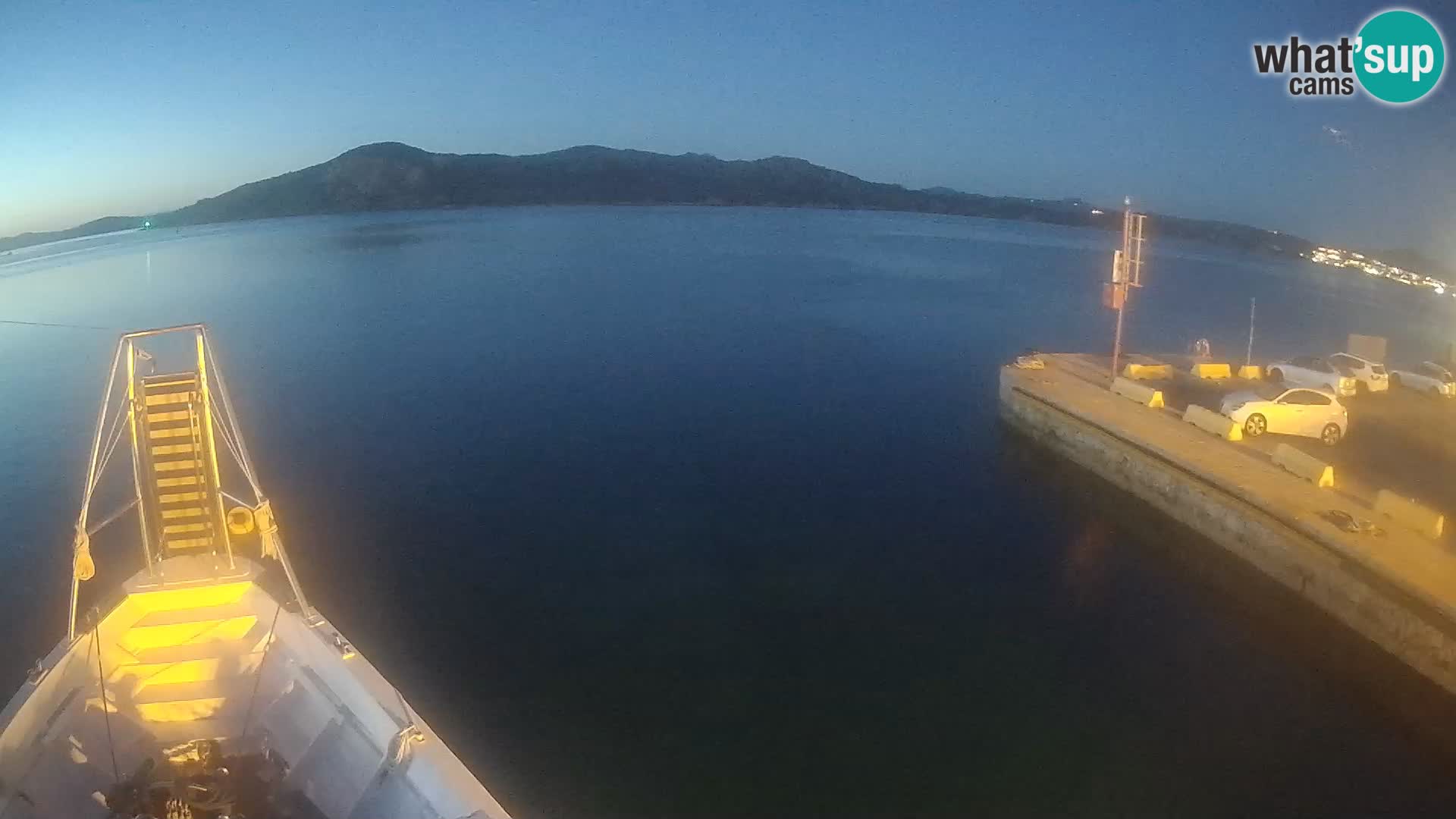 The boat Lo Squalo IV – live webcam arcipelago La Maddalena – Sardinia – Italy