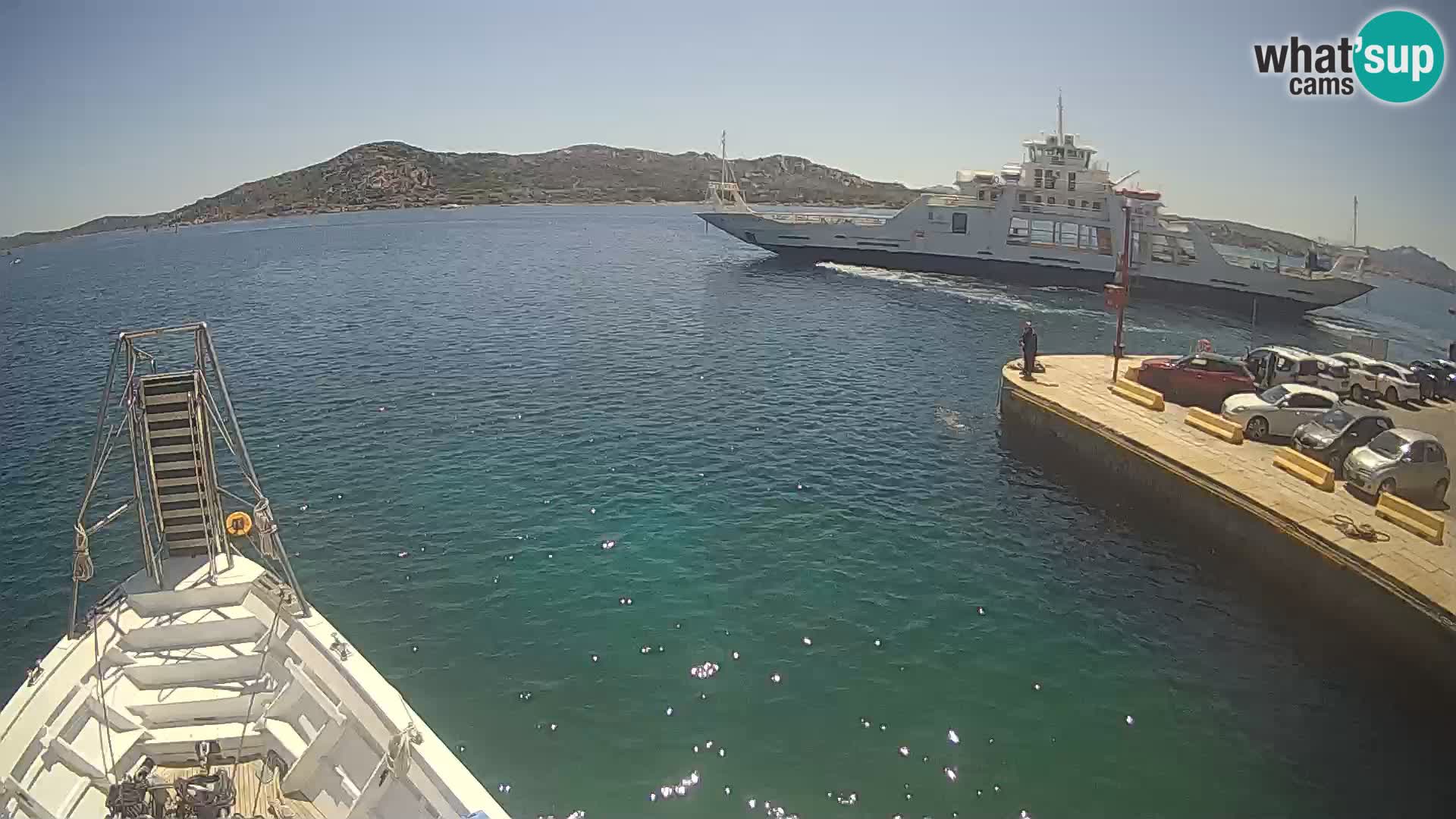 The boat Lo Squalo IV – live webcam arcipelago La Maddalena – Sardinia – Italy