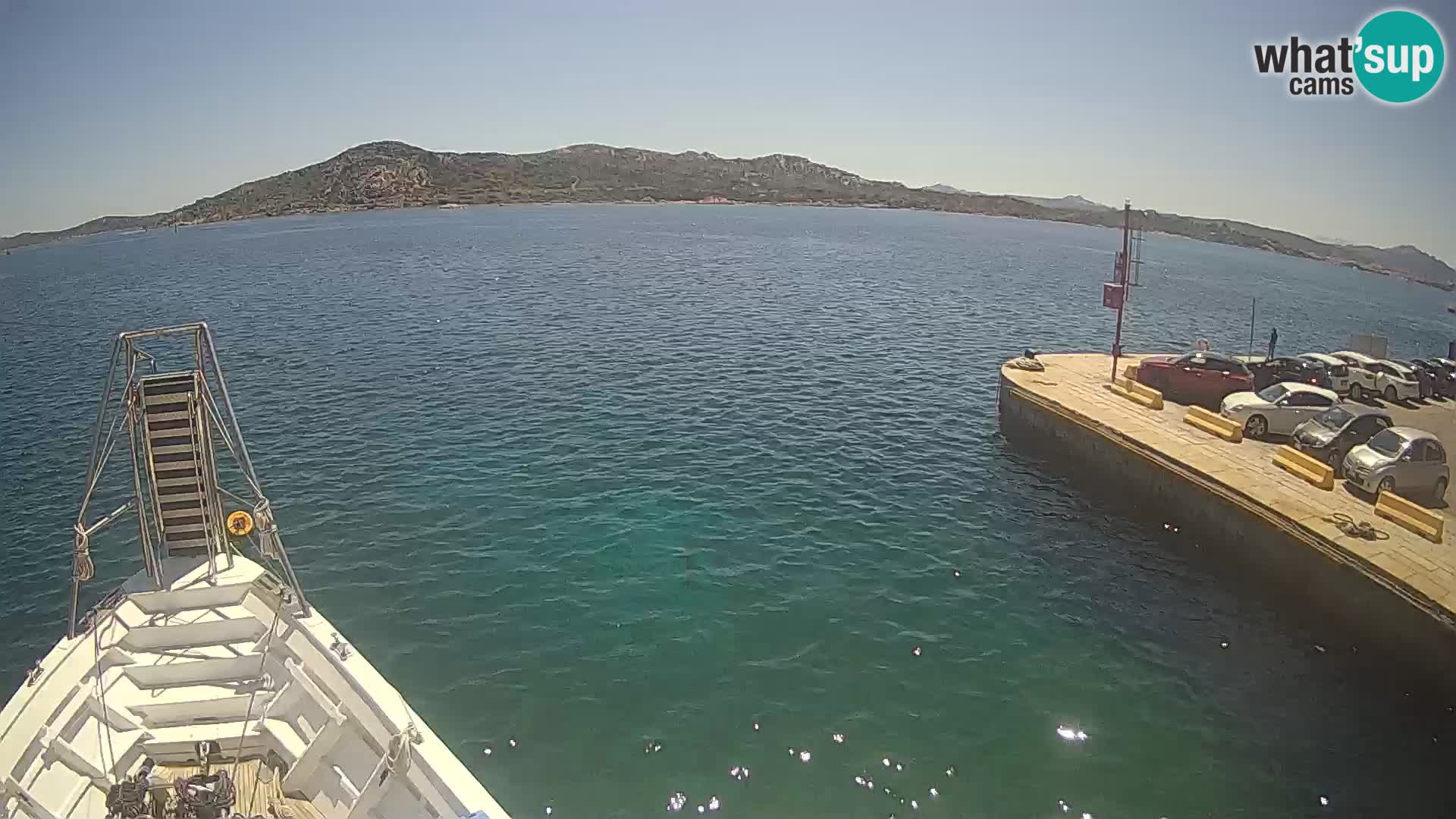 Le bateau Lo Squalo IV – webcam en direct arcipelago La Maddalena – Sardaigne – Italie