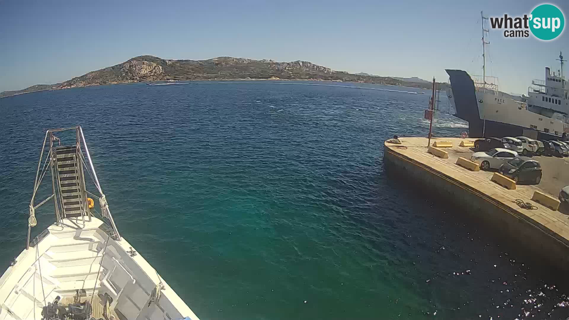 Le bateau Lo Squalo IV – webcam en direct arcipelago La Maddalena – Sardaigne – Italie