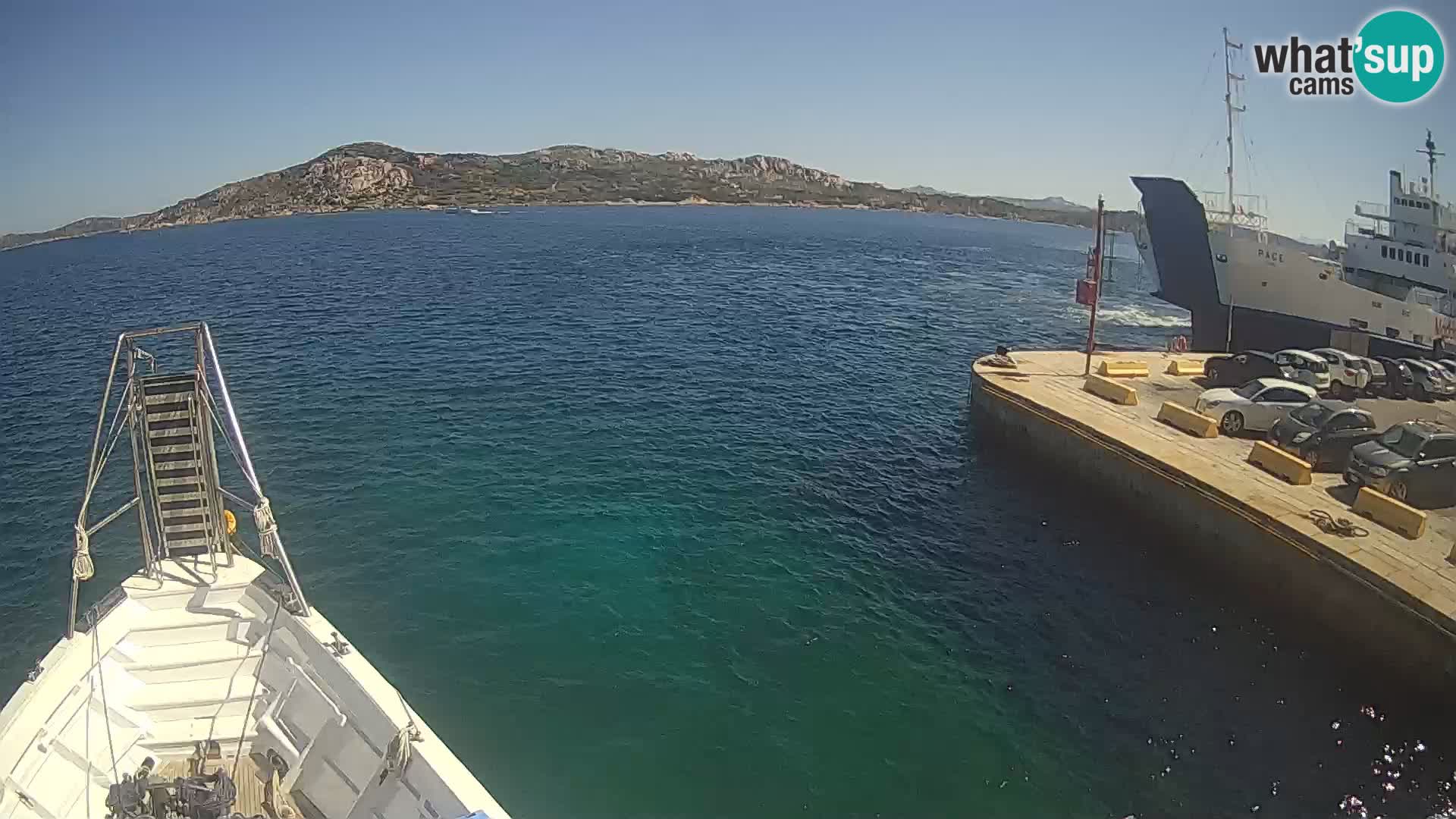 Le bateau Lo Squalo IV – webcam en direct arcipelago La Maddalena – Sardaigne – Italie