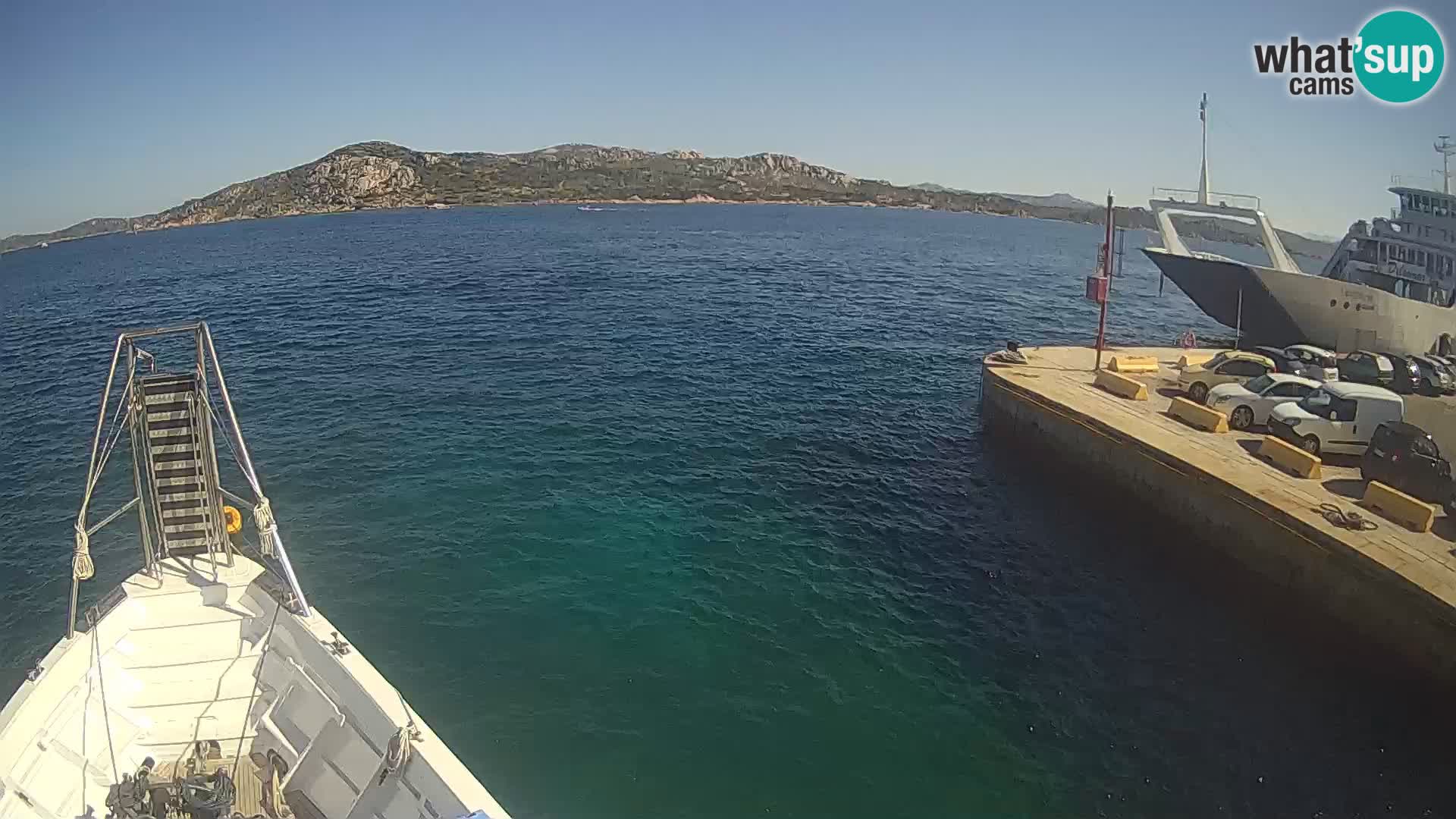 El barco Lo Squalo IV – webcam en directo archipiélago La Maddalena – Cerdeña – Italia