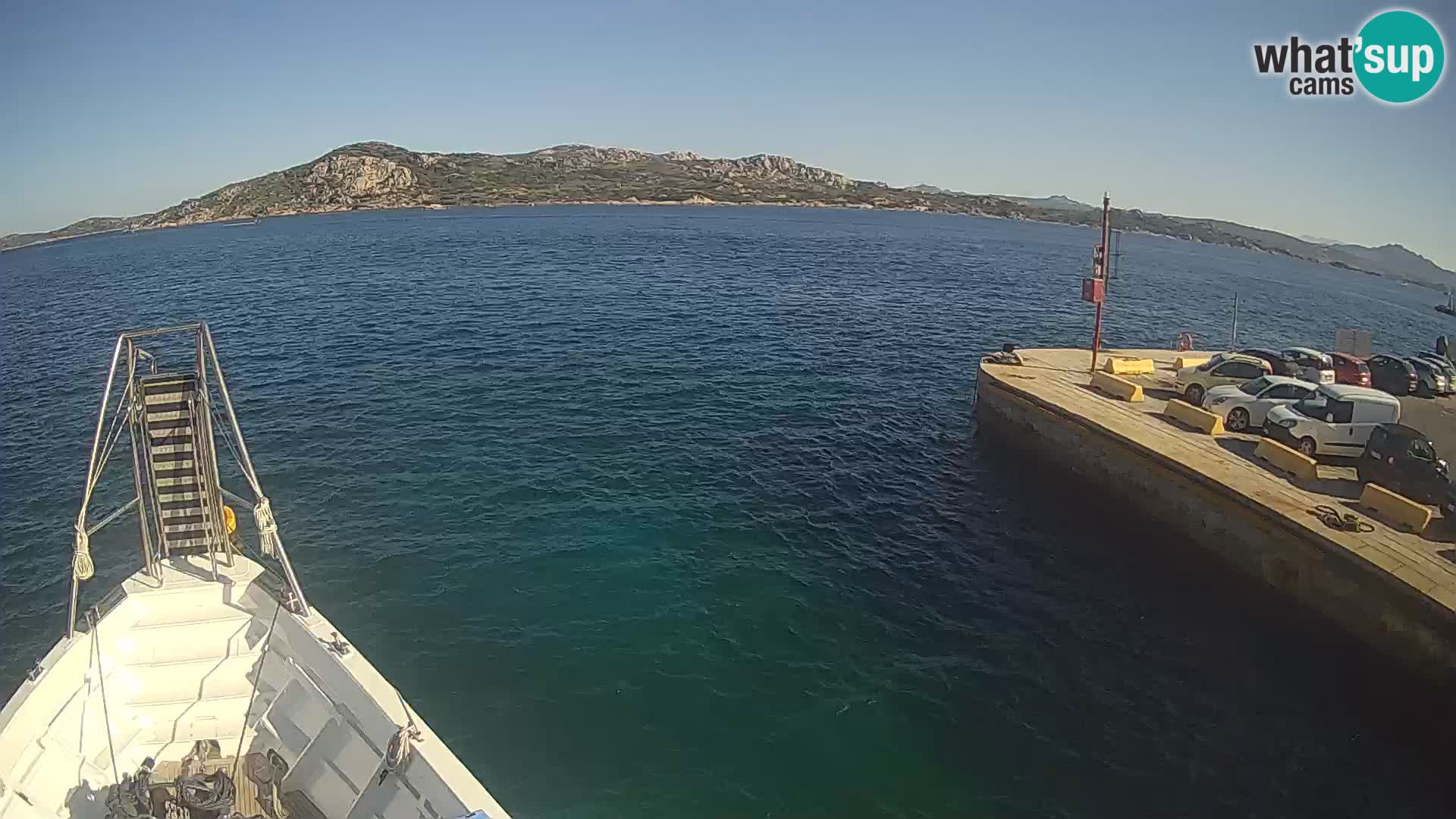 Le bateau Lo Squalo IV – webcam en direct arcipelago La Maddalena – Sardaigne – Italie