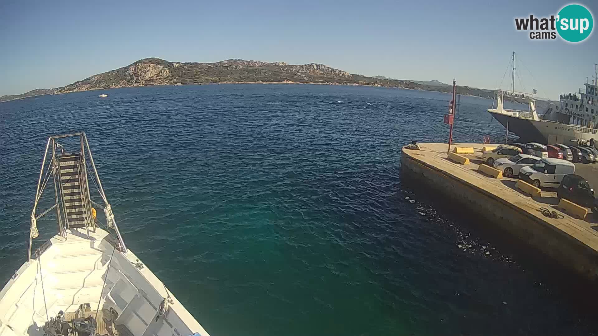 El barco Lo Squalo IV – webcam en directo archipiélago La Maddalena – Cerdeña – Italia