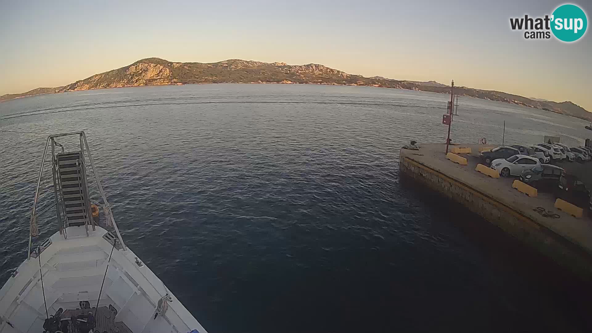 The boat Lo Squalo IV – live webcam arcipelago La Maddalena – Sardinia – Italy