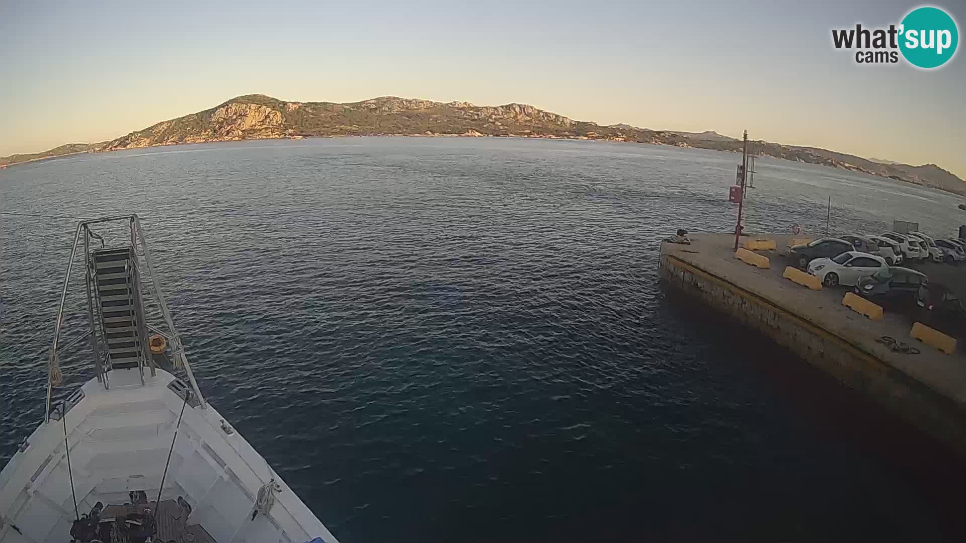 The boat Lo Squalo IV – live webcam arcipelago La Maddalena – Sardinia – Italy
