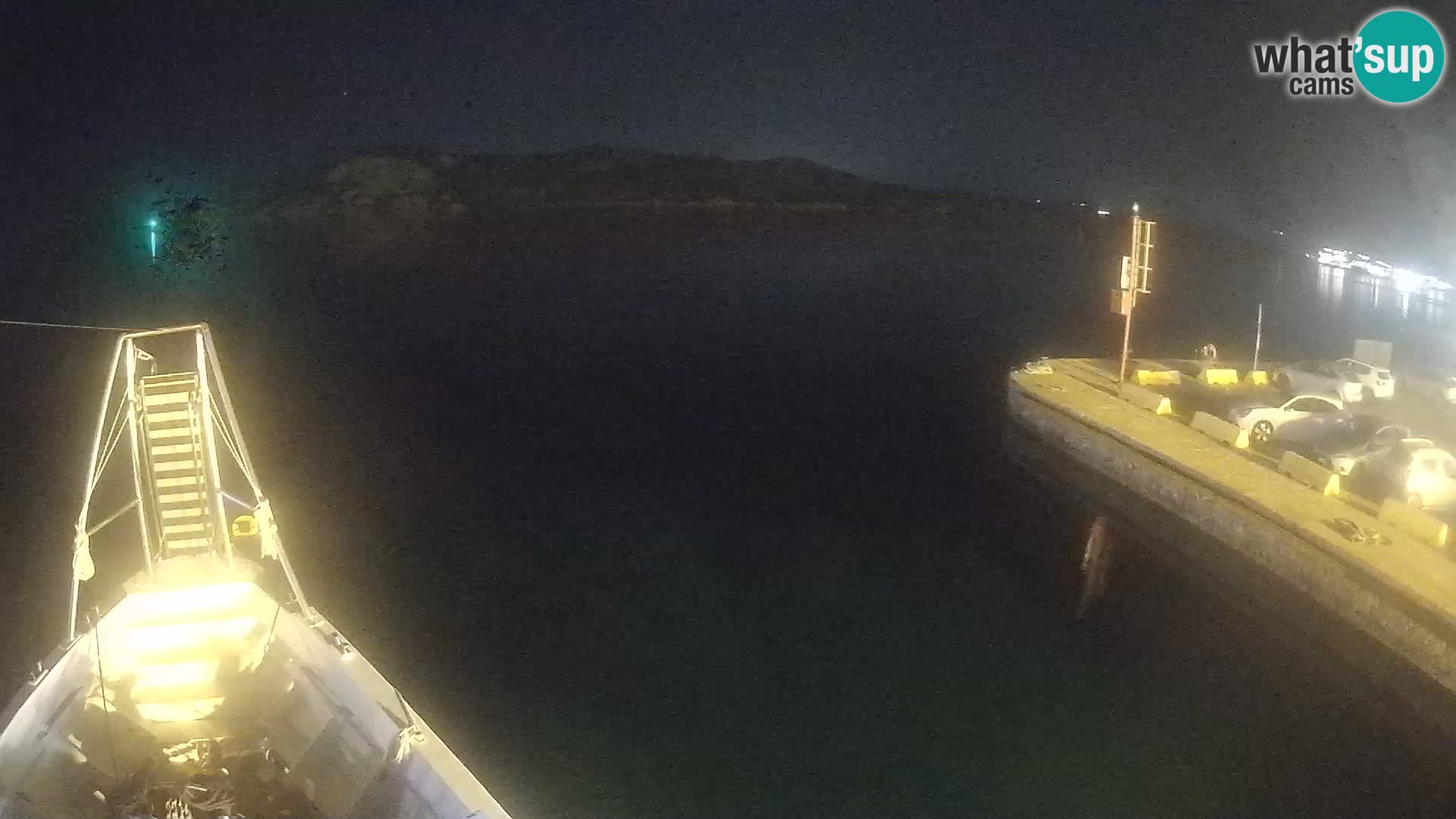 Čoln Lo Squalo IV – arhipelag spletna kamera La Maddalena – Sardinija – Italija