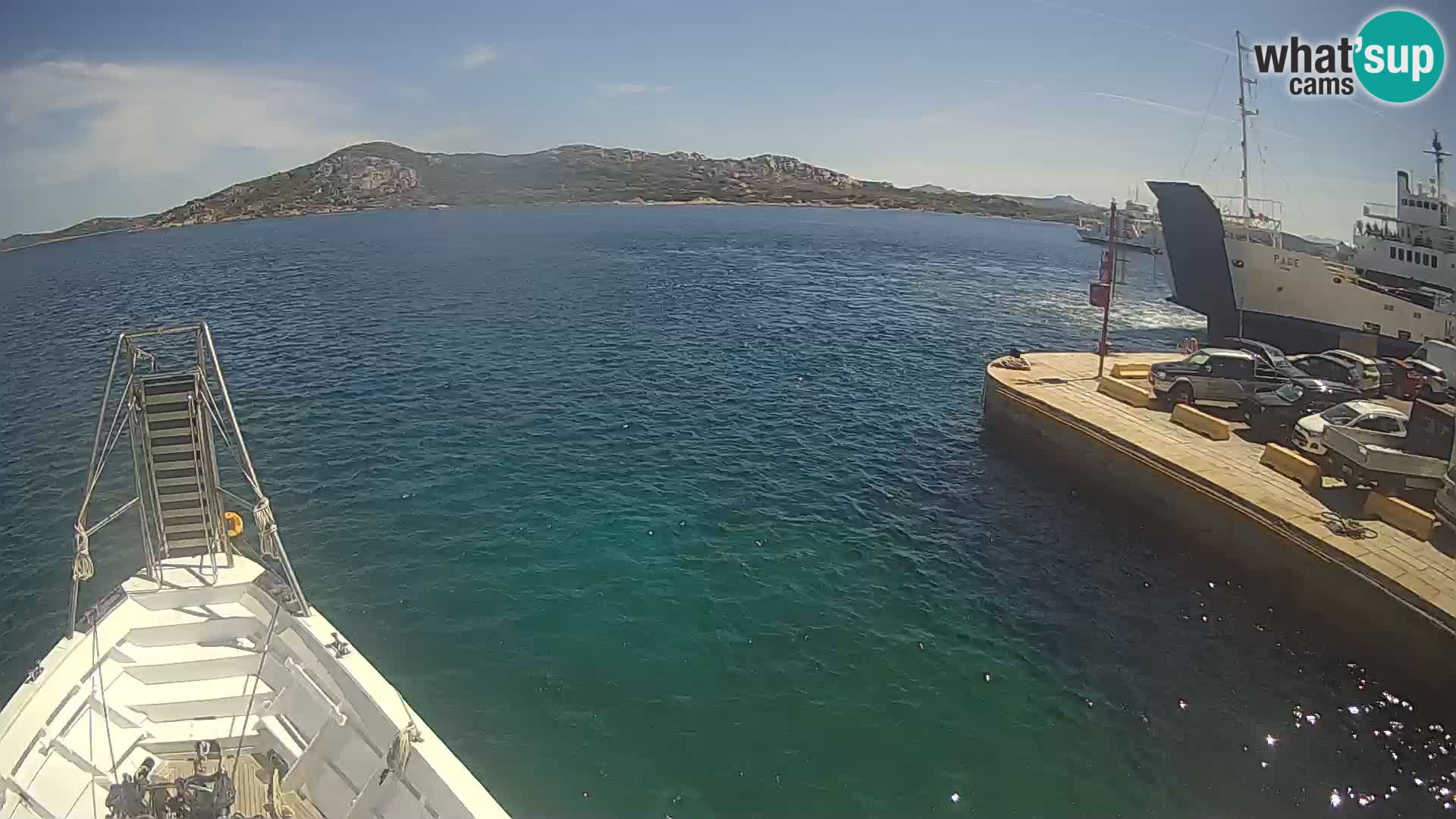 El barco Lo Squalo IV – webcam en directo archipiélago La Maddalena – Cerdeña – Italia