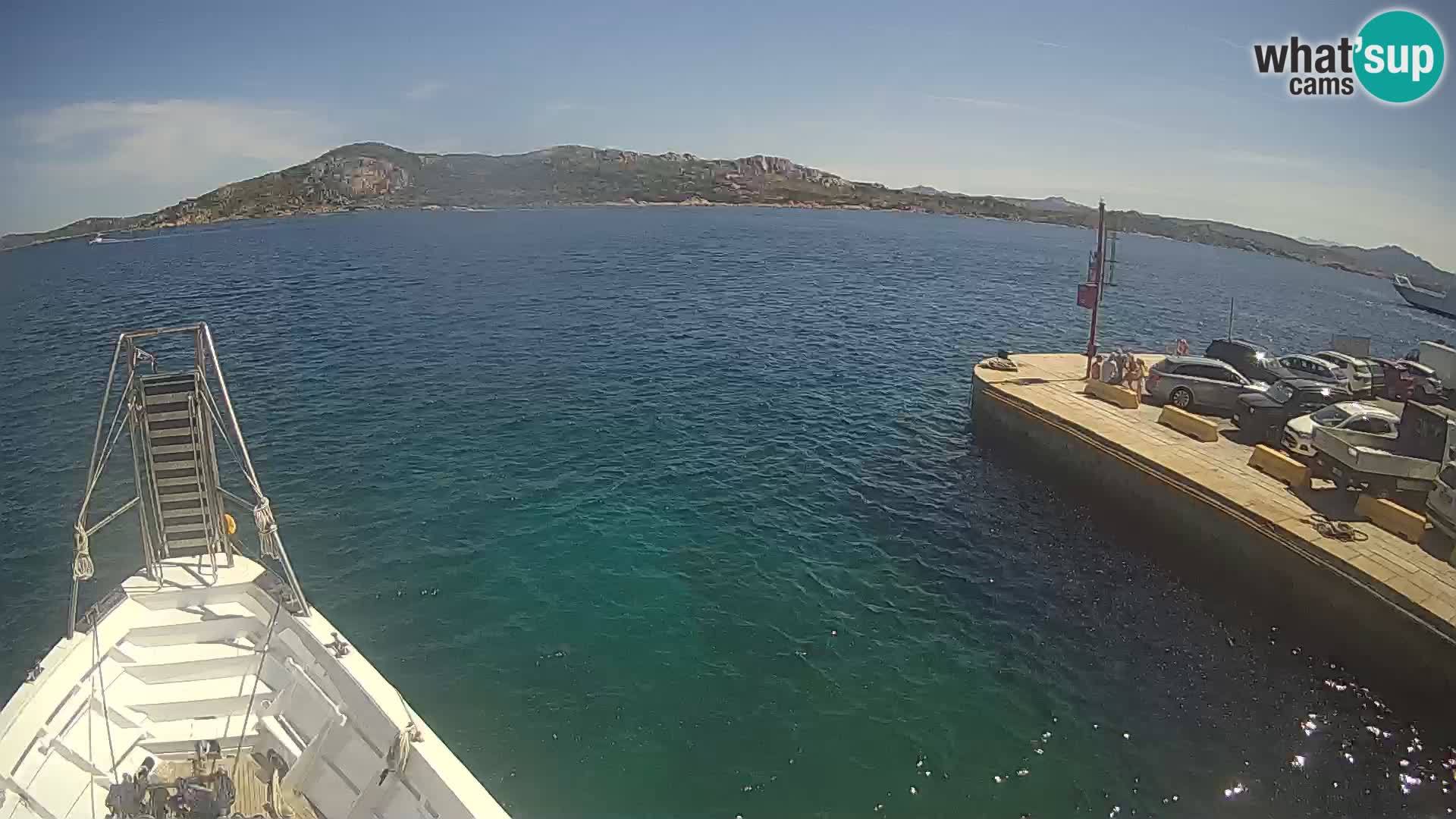 El barco Lo Squalo IV – webcam en directo archipiélago La Maddalena – Cerdeña – Italia