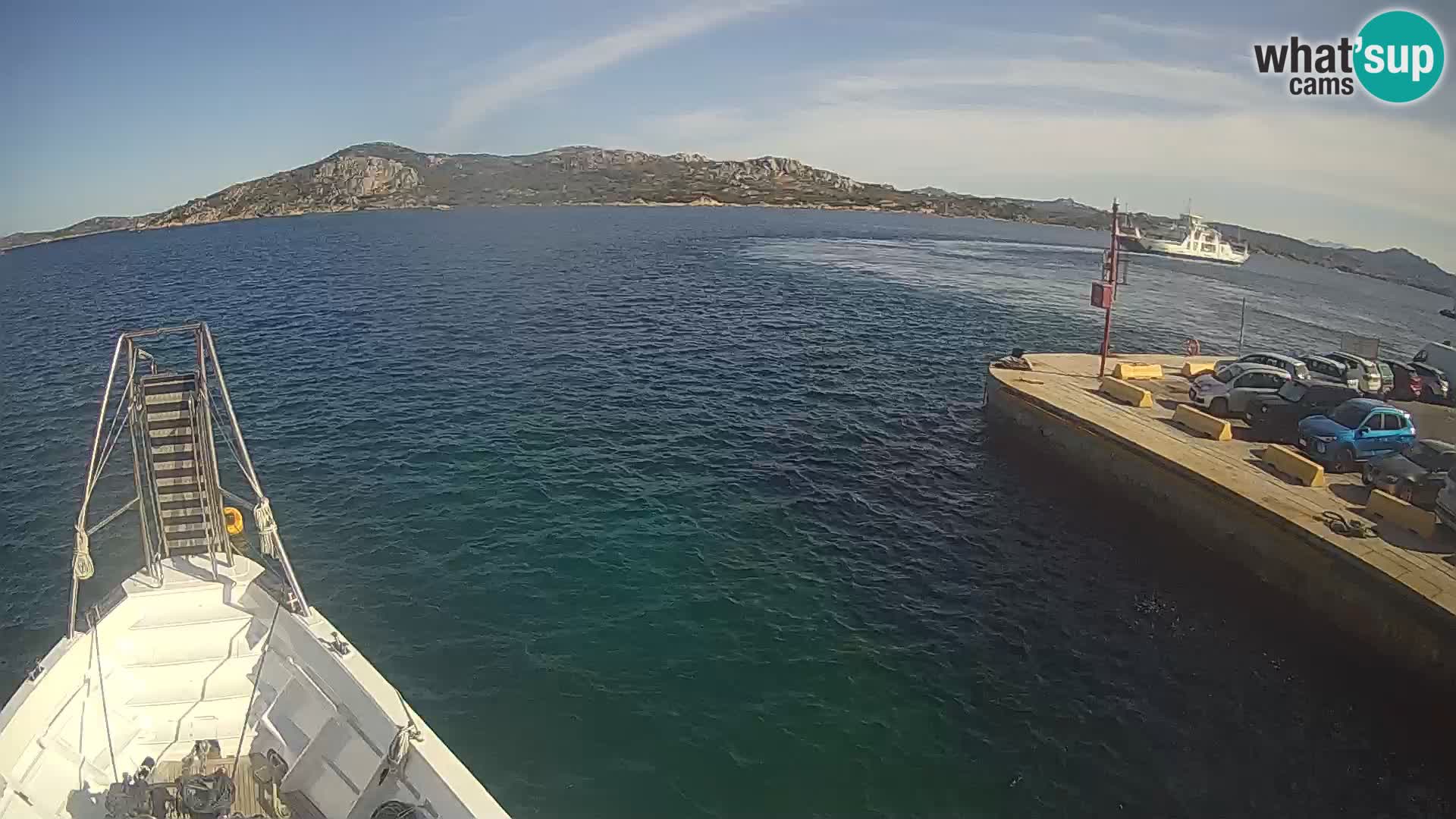 The boat Lo Squalo IV – live webcam arcipelago La Maddalena – Sardinia – Italy