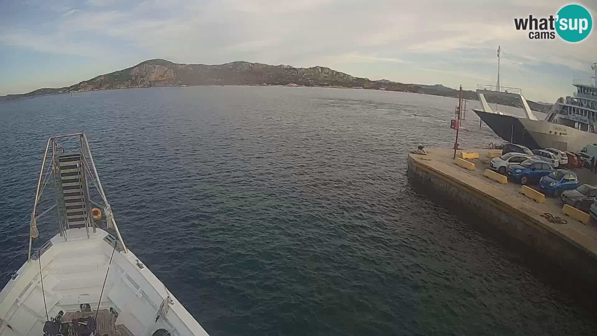 The boat Lo Squalo IV – live webcam arcipelago La Maddalena – Sardinia – Italy
