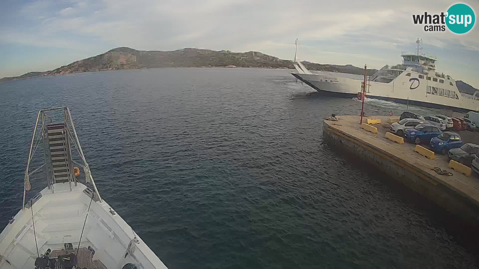 The boat Lo Squalo IV – live webcam arcipelago La Maddalena – Sardinia – Italy
