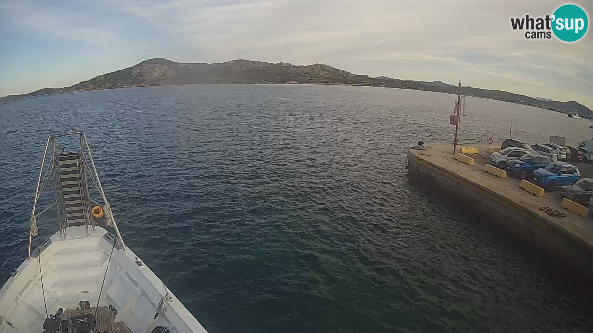 The boat Lo Squalo IV – live webcam arcipelago La Maddalena – Sardinia – Italy