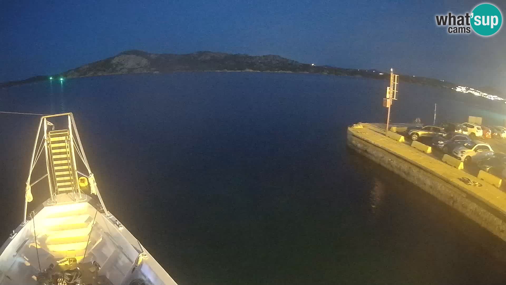 The boat Lo Squalo IV – live webcam arcipelago La Maddalena – Sardinia – Italy