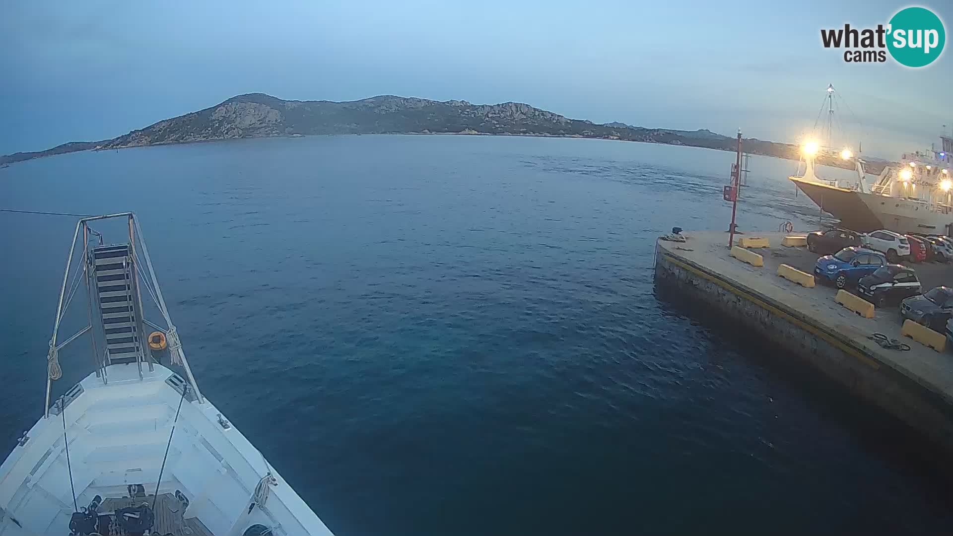 Le bateau Lo Squalo IV – webcam en direct arcipelago La Maddalena – Sardaigne – Italie