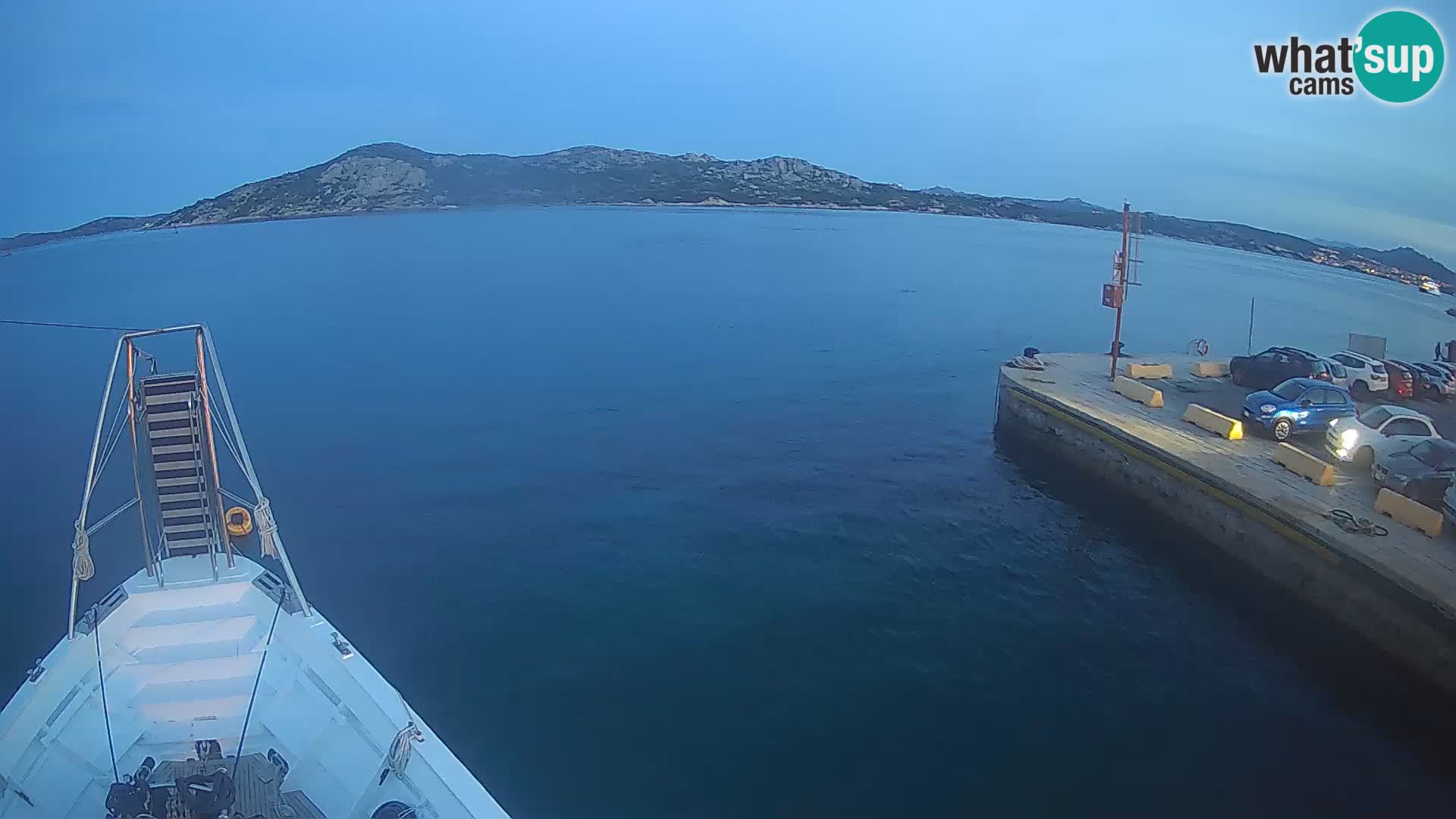 Le bateau Lo Squalo IV – webcam en direct arcipelago La Maddalena – Sardaigne – Italie