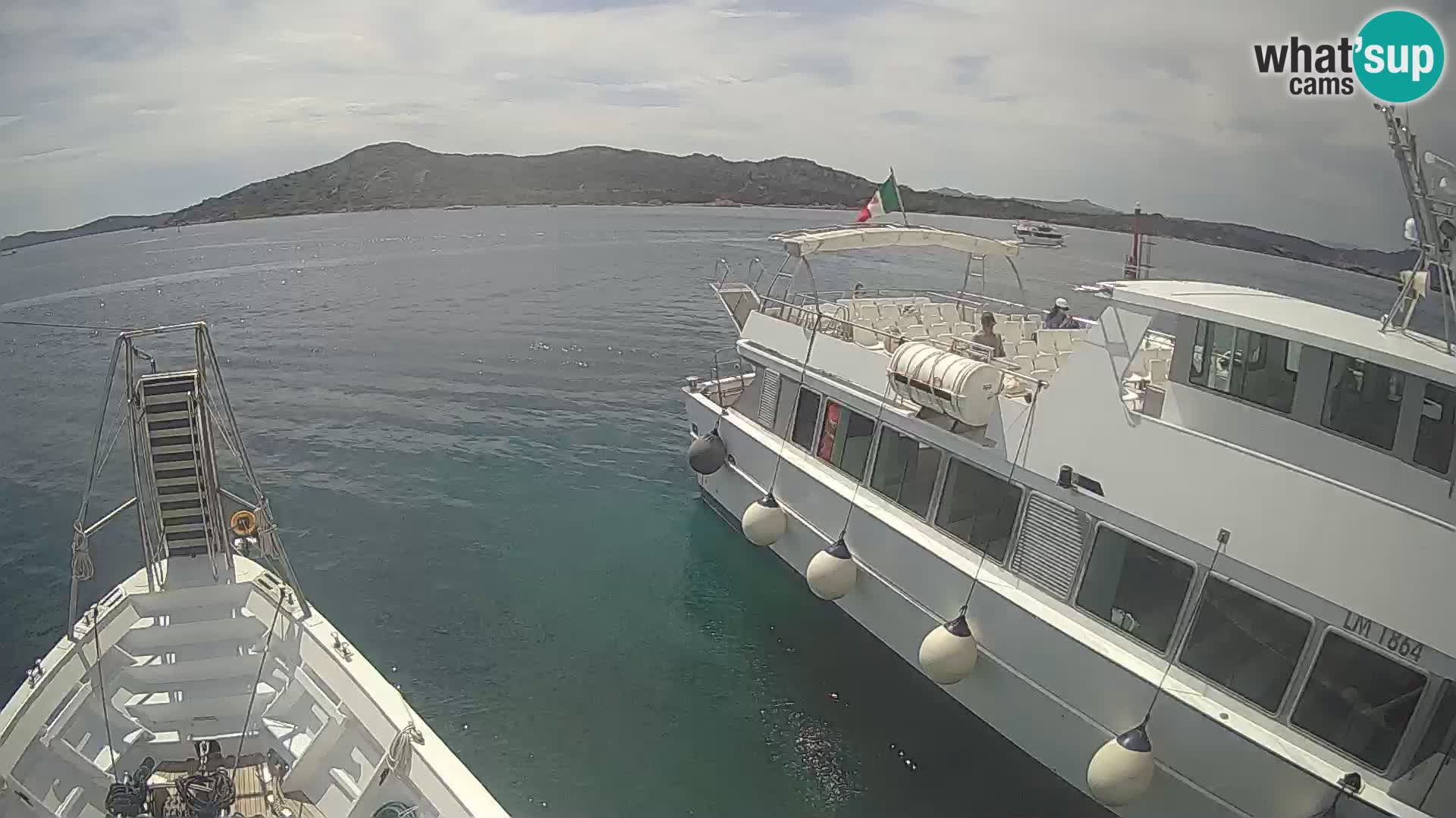 Das Boot Lo Squalo IV – Live Webcam Archipel La Maddalena – Sardinien – Italien