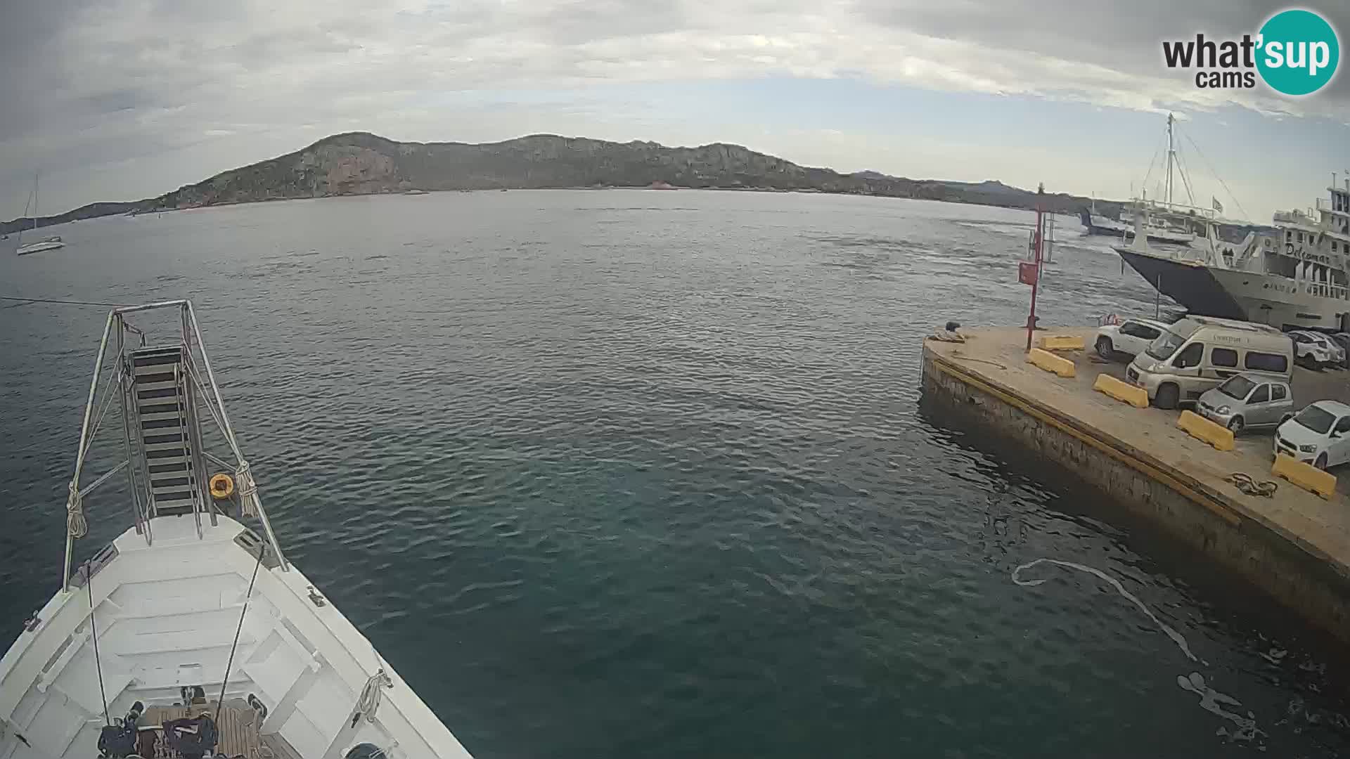 Le bateau Lo Squalo IV – webcam en direct arcipelago La Maddalena – Sardaigne – Italie