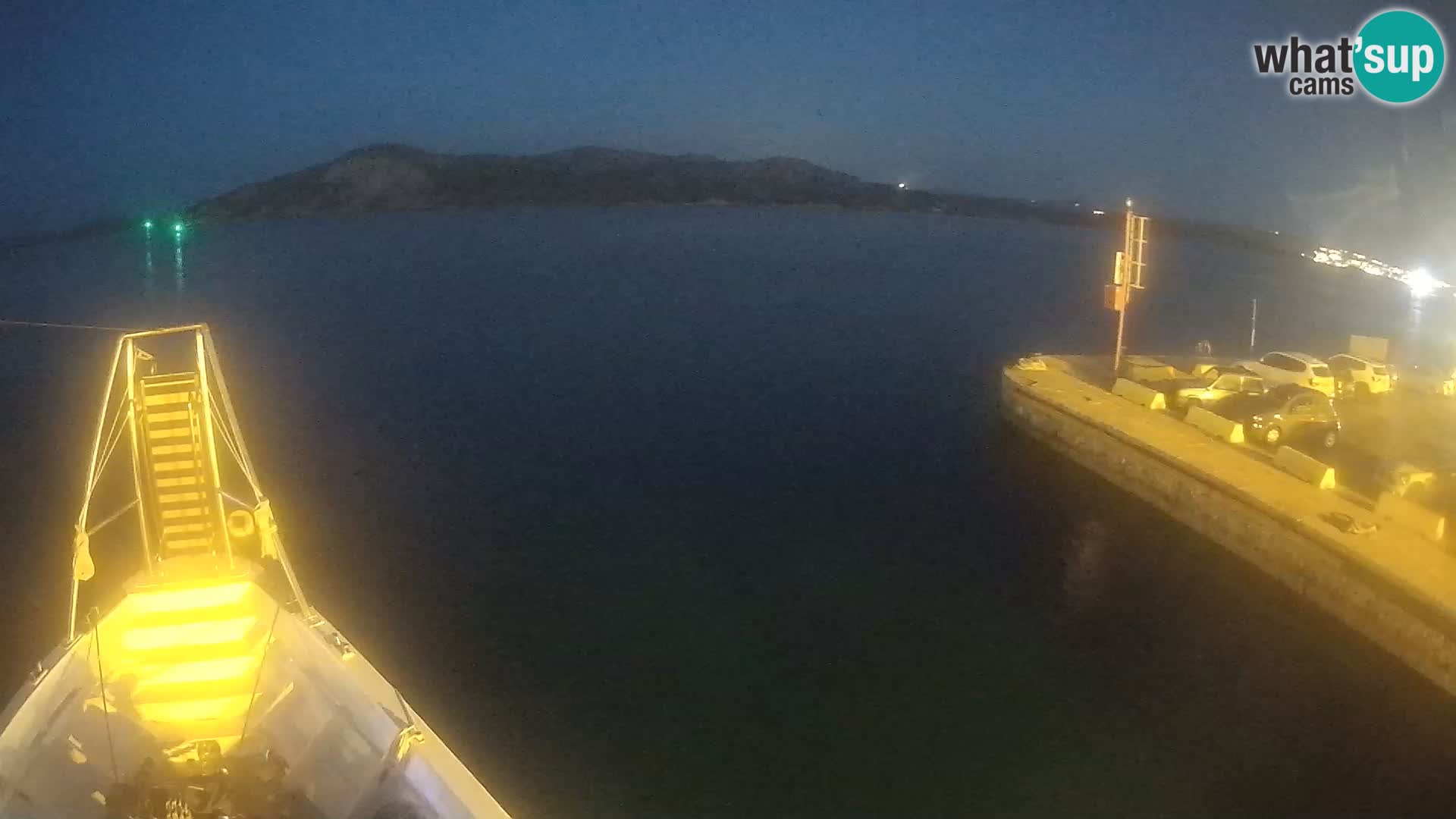 The boat Lo Squalo IV – live webcam arcipelago La Maddalena – Sardinia – Italy