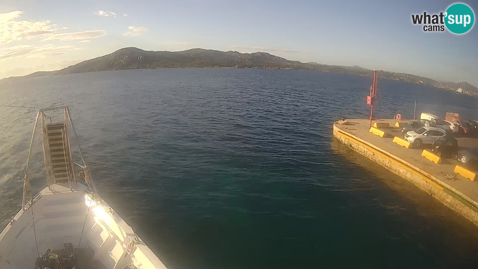 The boat Lo Squalo IV – live webcam arcipelago La Maddalena – Sardinia – Italy