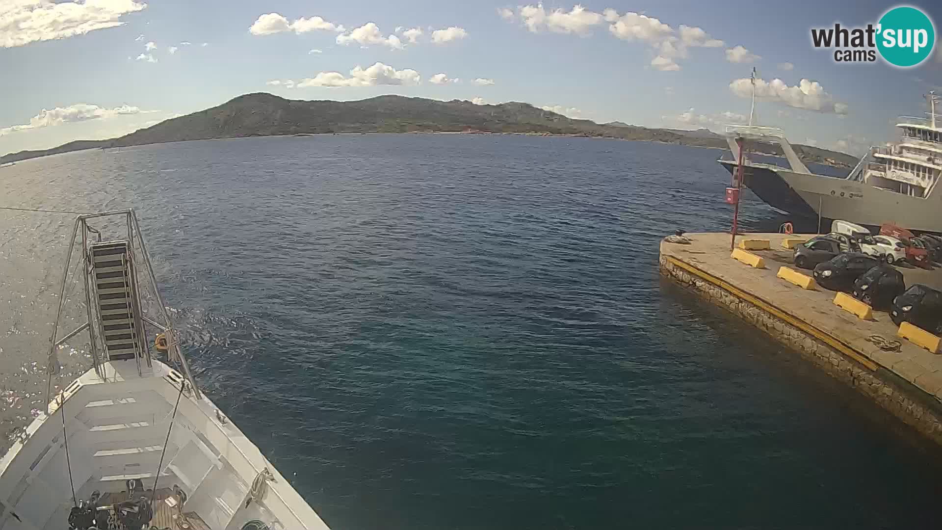 The boat Lo Squalo IV – live webcam arcipelago La Maddalena – Sardinia – Italy