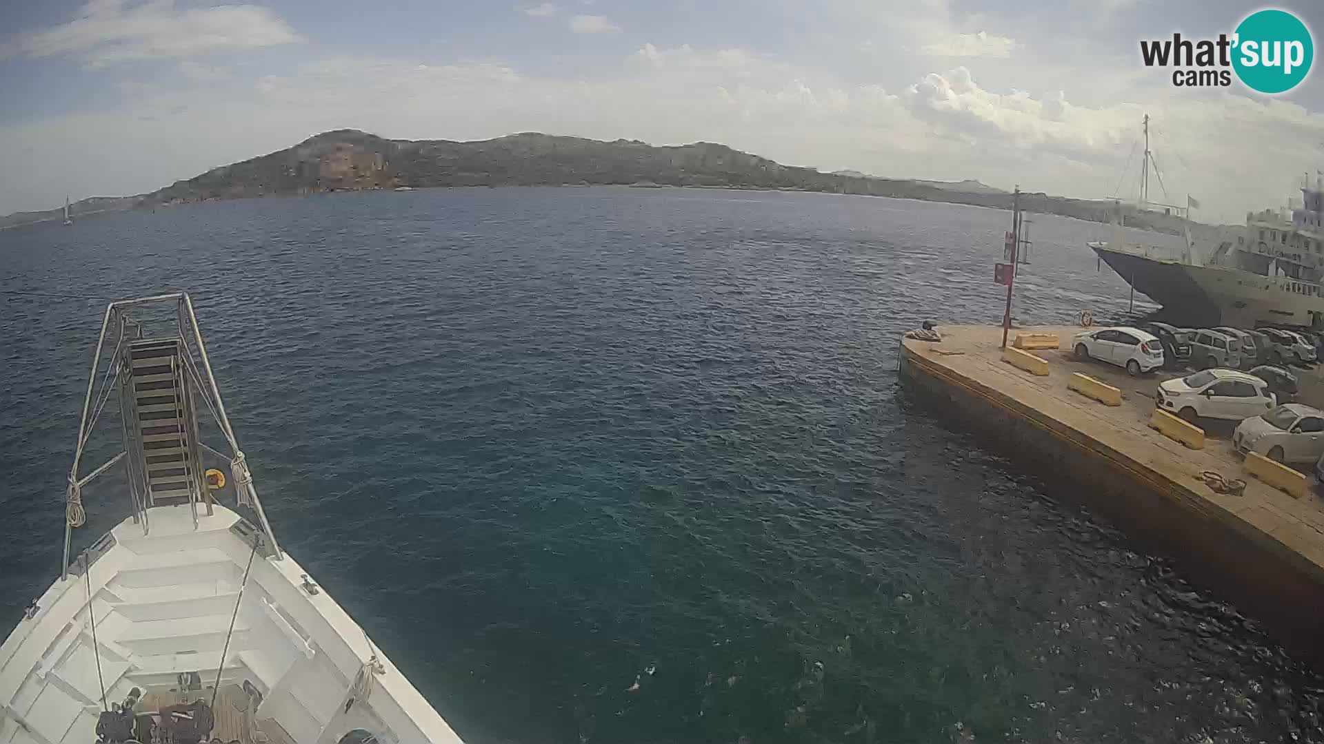 Le bateau Lo Squalo IV – webcam en direct arcipelago La Maddalena – Sardaigne – Italie