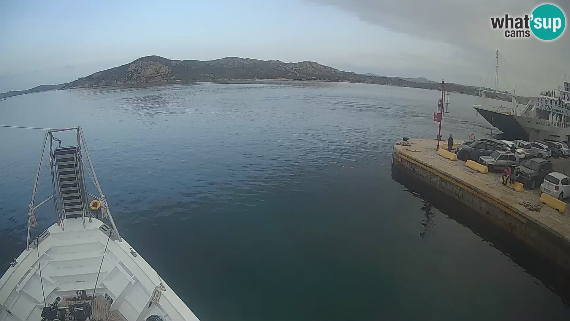 The boat Lo Squalo IV – live webcam arcipelago La Maddalena – Sardinia – Italy