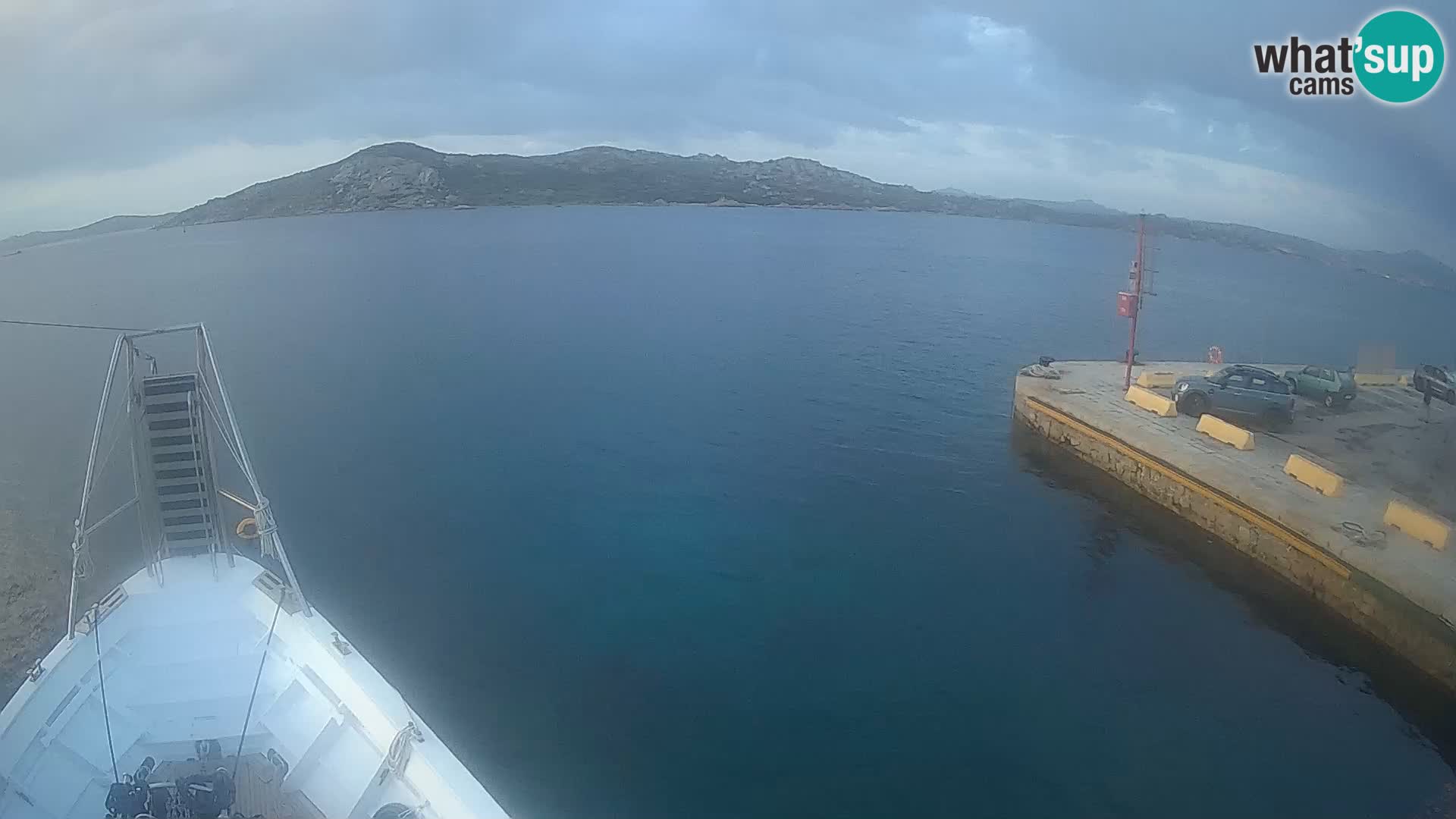 Le bateau Lo Squalo IV – webcam en direct arcipelago La Maddalena – Sardaigne – Italie