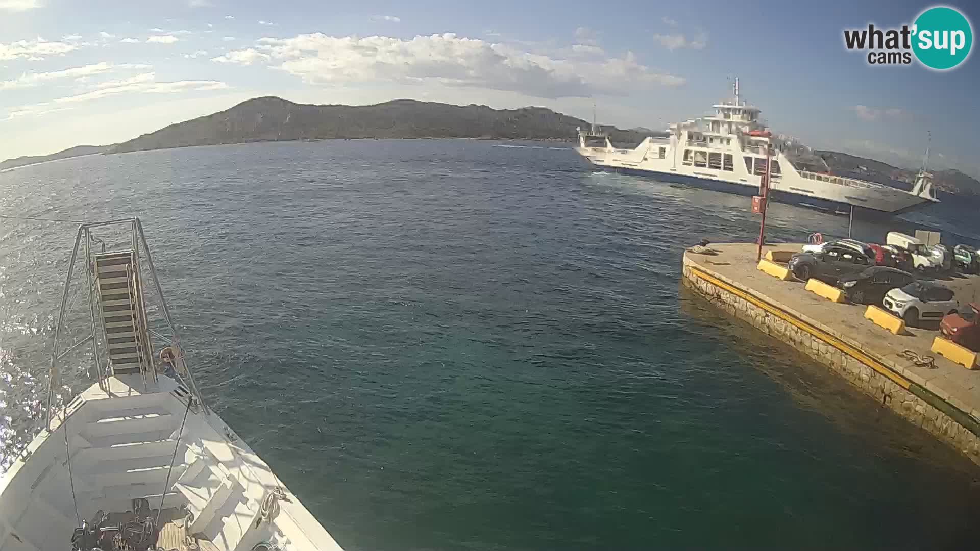 Le bateau Lo Squalo IV – webcam en direct arcipelago La Maddalena – Sardaigne – Italie