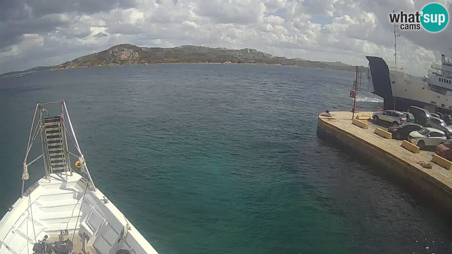 The boat Lo Squalo IV – live webcam arcipelago La Maddalena – Sardinia – Italy