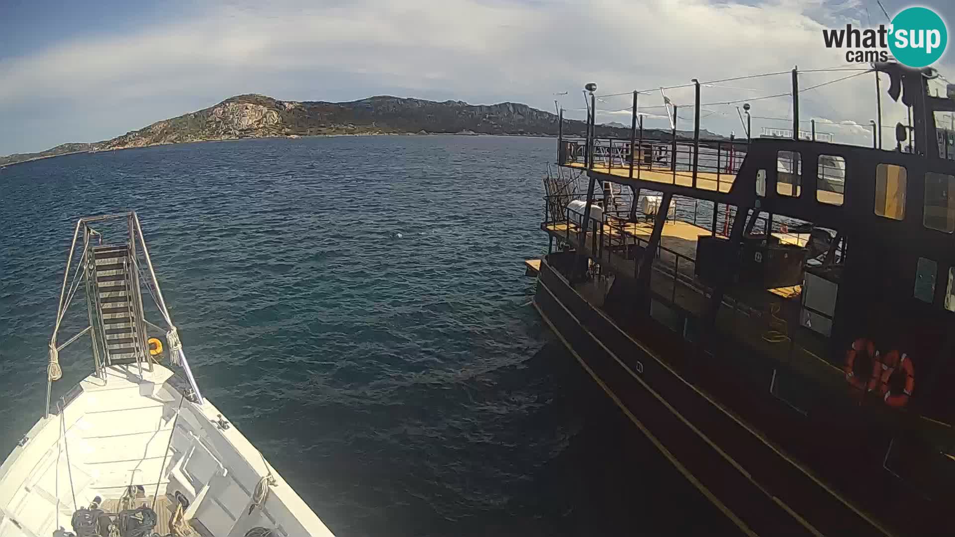 El barco Lo Squalo IV – webcam en directo archipiélago La Maddalena – Cerdeña – Italia