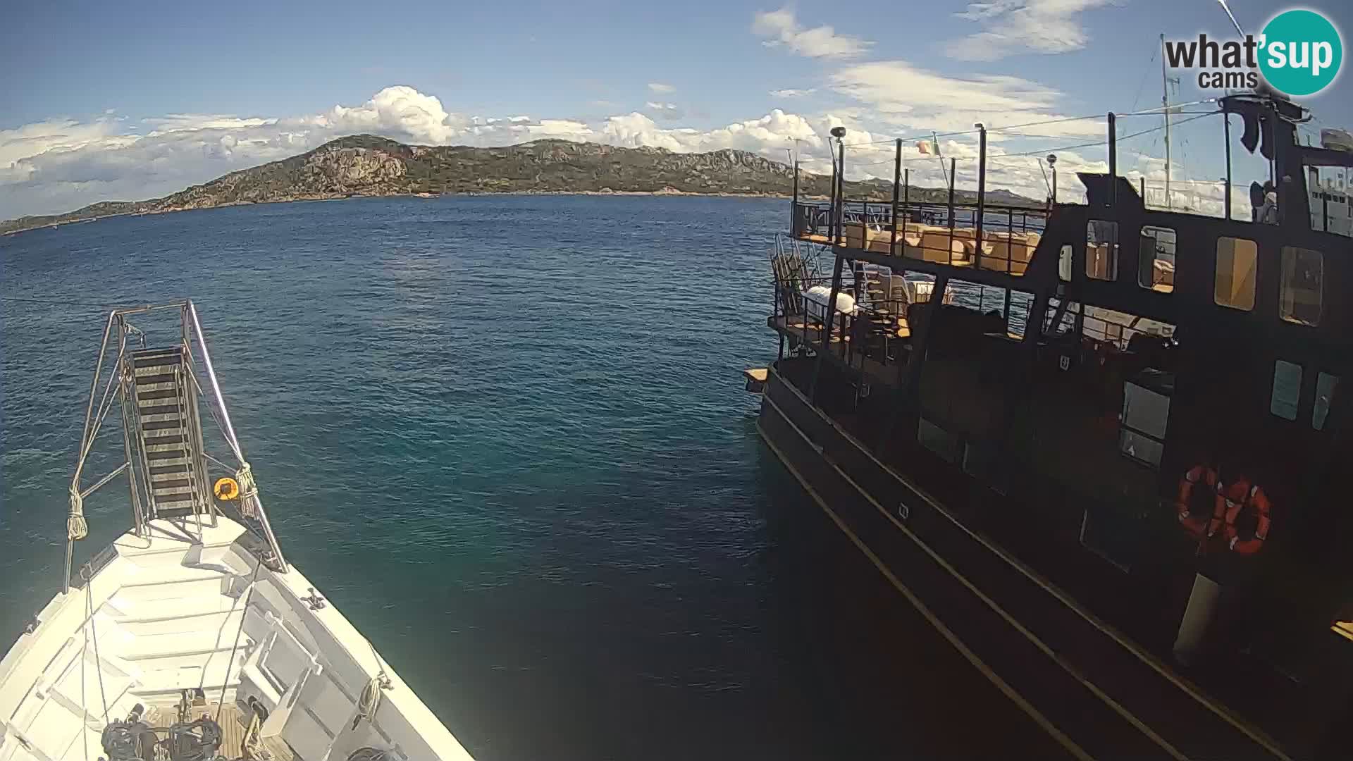 El barco Lo Squalo IV – webcam en directo archipiélago La Maddalena – Cerdeña – Italia