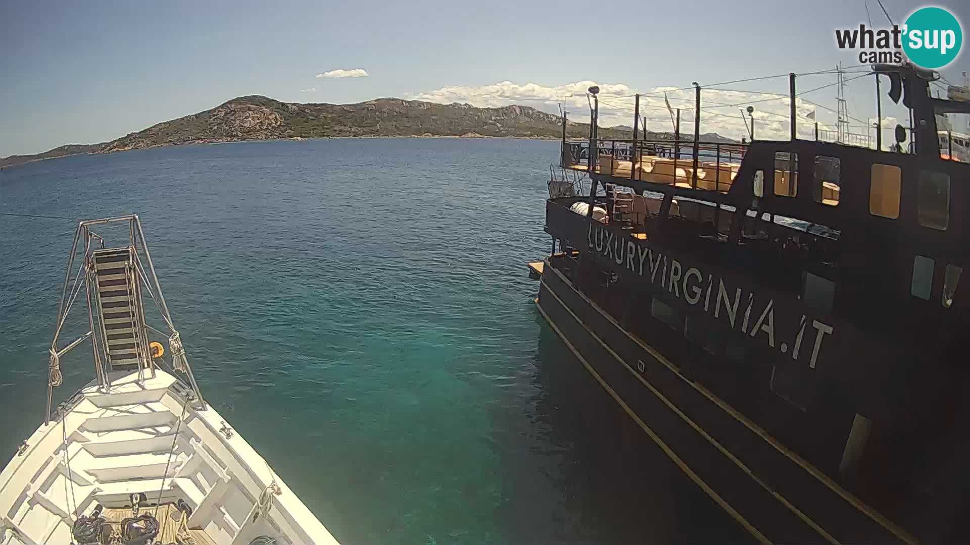 El barco Lo Squalo IV – webcam en directo archipiélago La Maddalena – Cerdeña – Italia