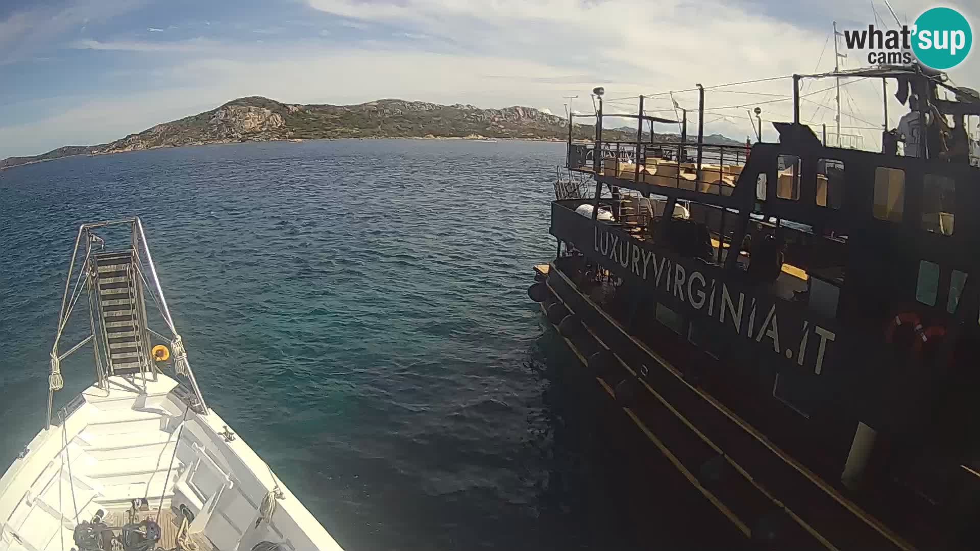 El barco Lo Squalo IV – webcam en directo archipiélago La Maddalena – Cerdeña – Italia