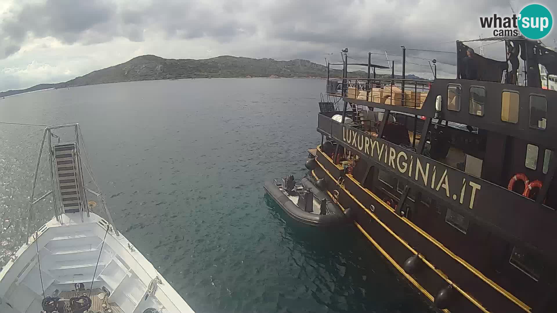 El barco Lo Squalo IV – webcam en directo archipiélago La Maddalena – Cerdeña – Italia