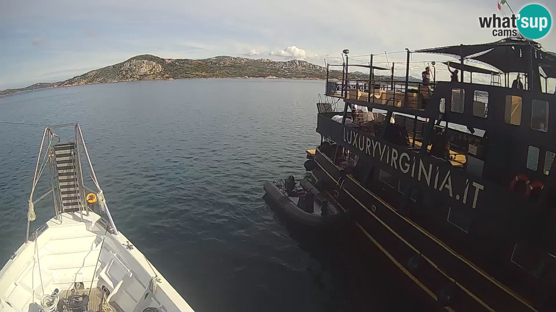 El barco Lo Squalo IV – webcam en directo archipiélago La Maddalena – Cerdeña – Italia