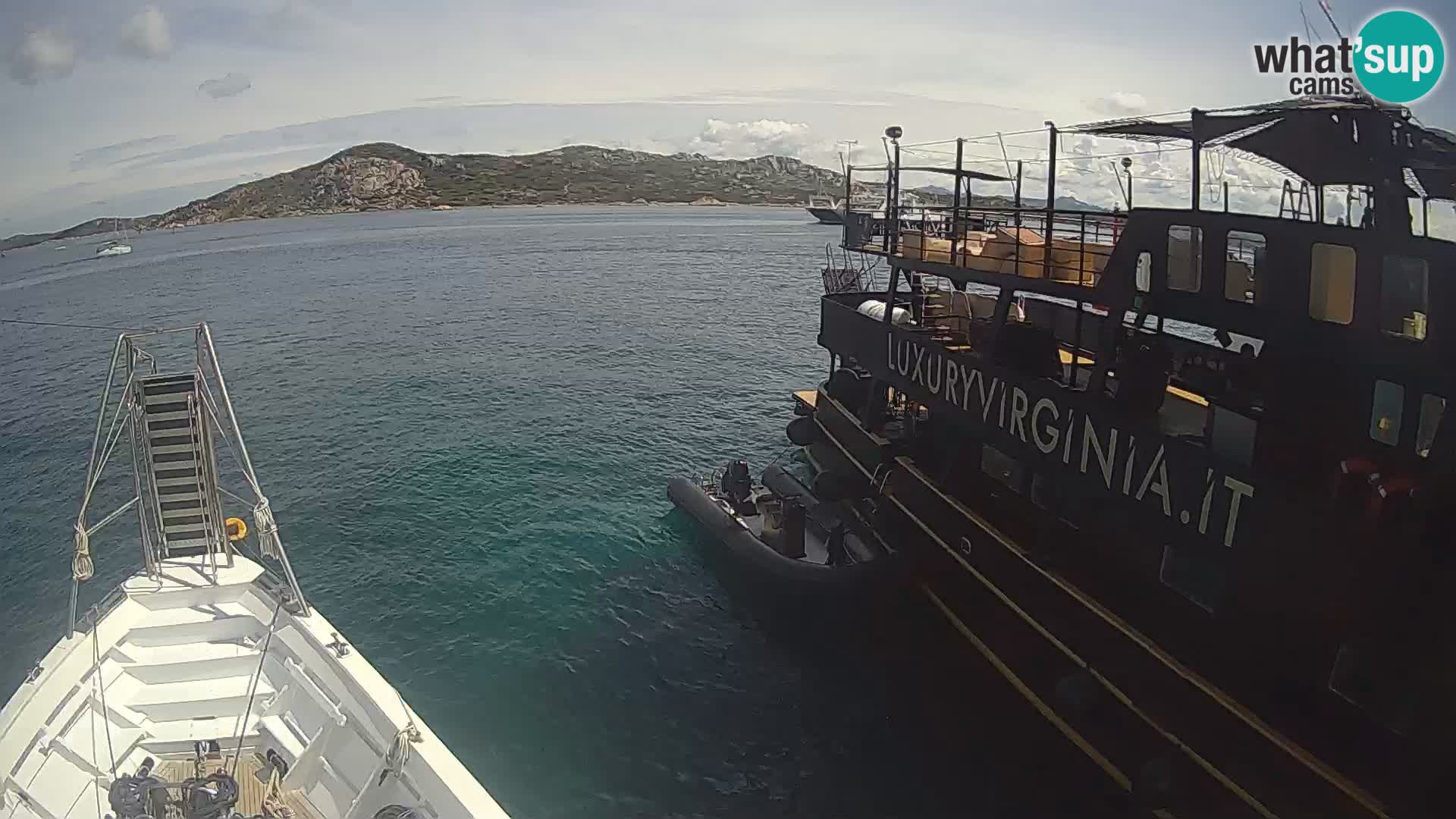 El barco Lo Squalo IV – webcam en directo archipiélago La Maddalena – Cerdeña – Italia