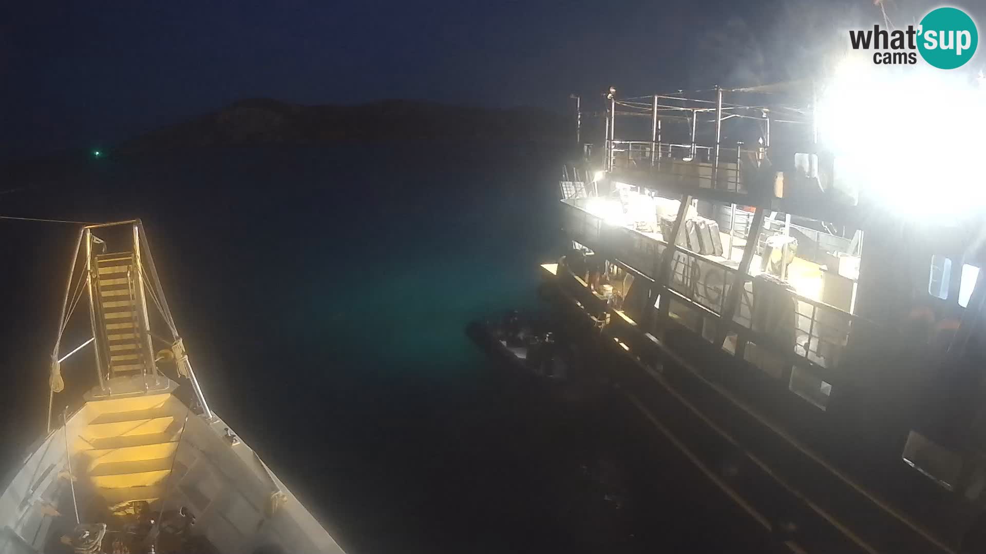 The boat Lo Squalo IV – live webcam arcipelago La Maddalena – Sardinia – Italy