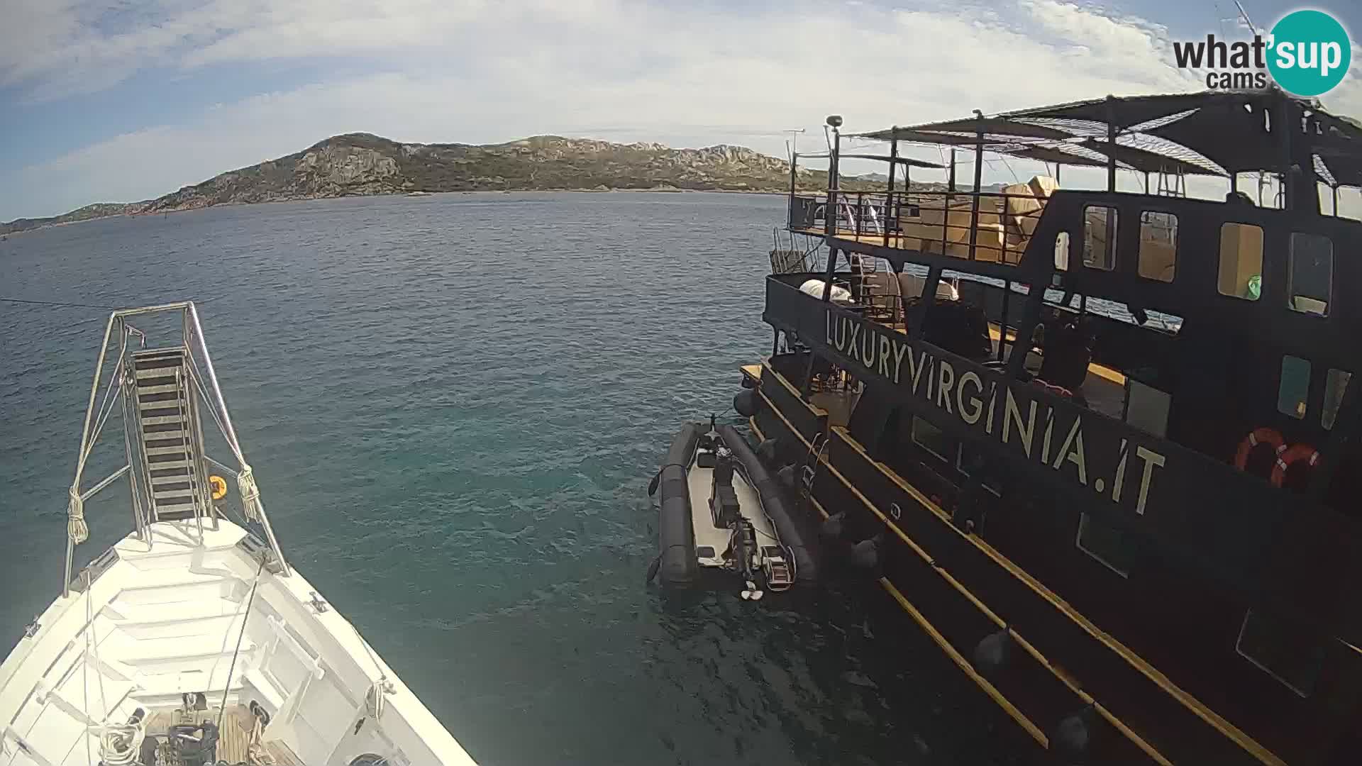 El barco Lo Squalo IV – webcam en directo archipiélago La Maddalena – Cerdeña – Italia