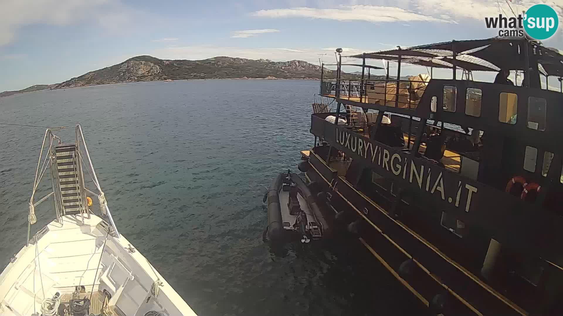 El barco Lo Squalo IV – webcam en directo archipiélago La Maddalena – Cerdeña – Italia