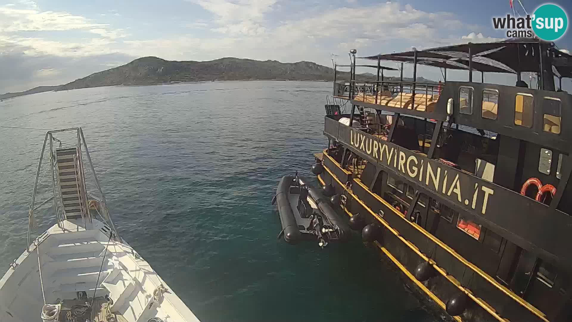 El barco Lo Squalo IV – webcam en directo archipiélago La Maddalena – Cerdeña – Italia