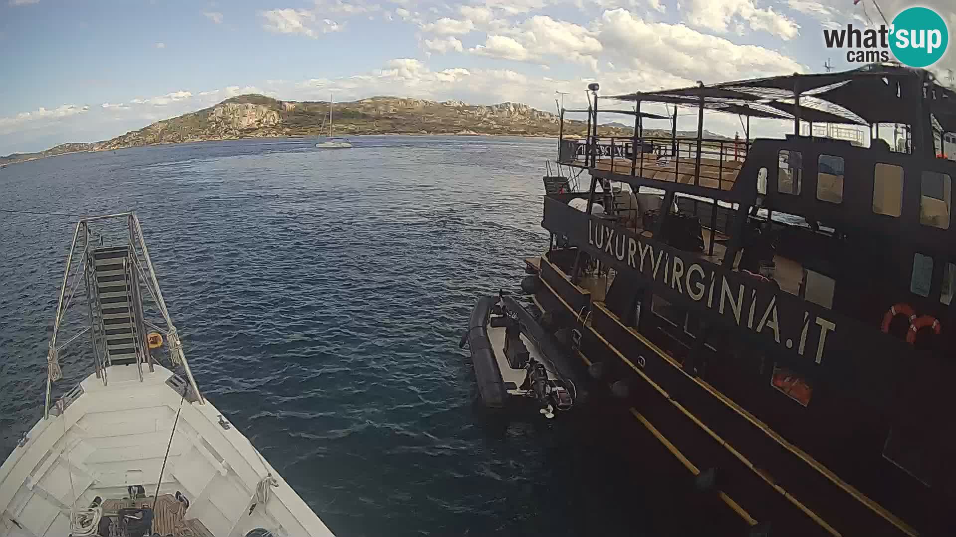 El barco Lo Squalo IV – webcam en directo archipiélago La Maddalena – Cerdeña – Italia