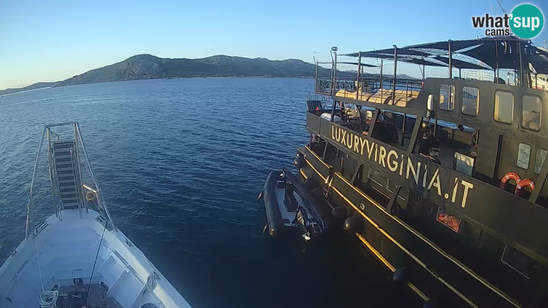 El barco Lo Squalo IV – webcam en directo archipiélago La Maddalena – Cerdeña – Italia