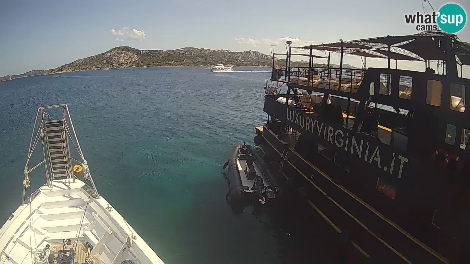 Le bateau Lo Squalo IV – webcam en direct arcipelago La Maddalena – Sardaigne – Italie
