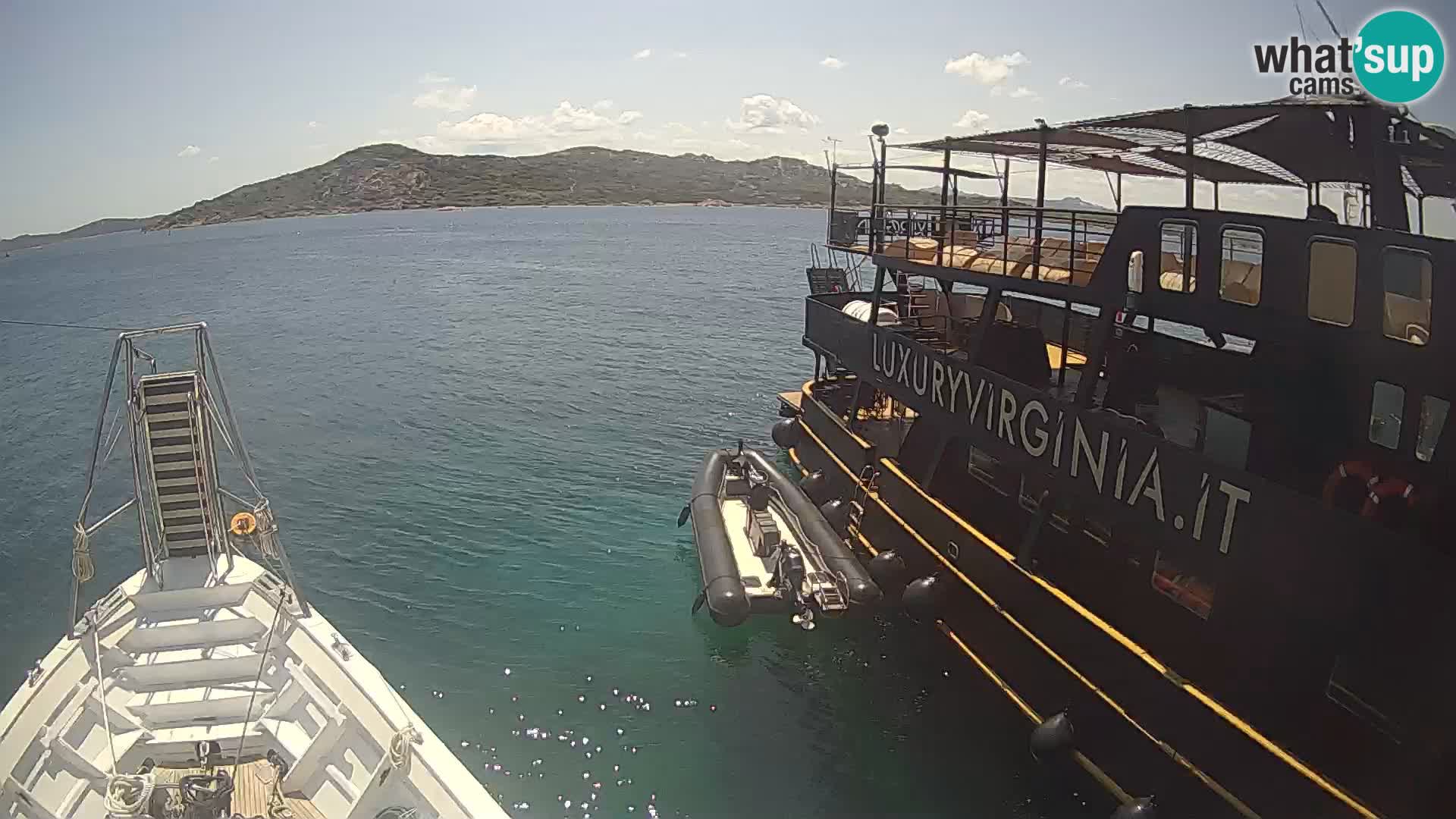 El barco Lo Squalo IV – webcam en directo archipiélago La Maddalena – Cerdeña – Italia