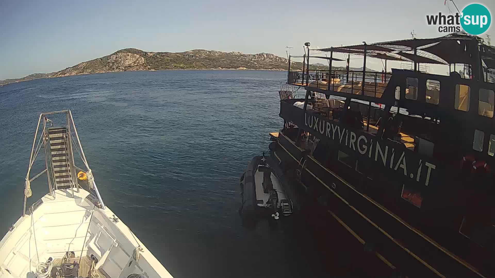 Le bateau Lo Squalo IV – webcam en direct arcipelago La Maddalena – Sardaigne – Italie