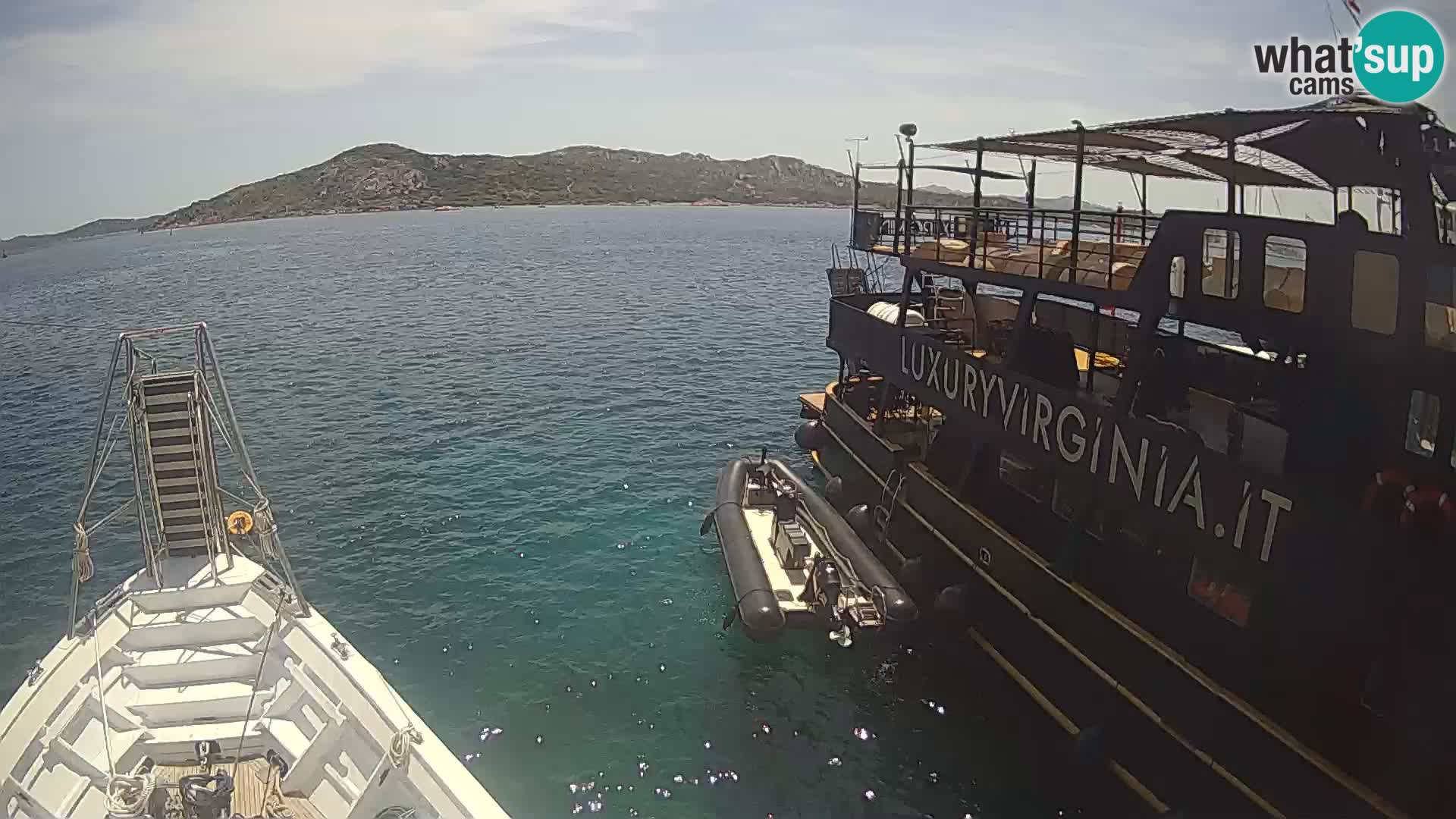 El barco Lo Squalo IV – webcam en directo archipiélago La Maddalena – Cerdeña – Italia
